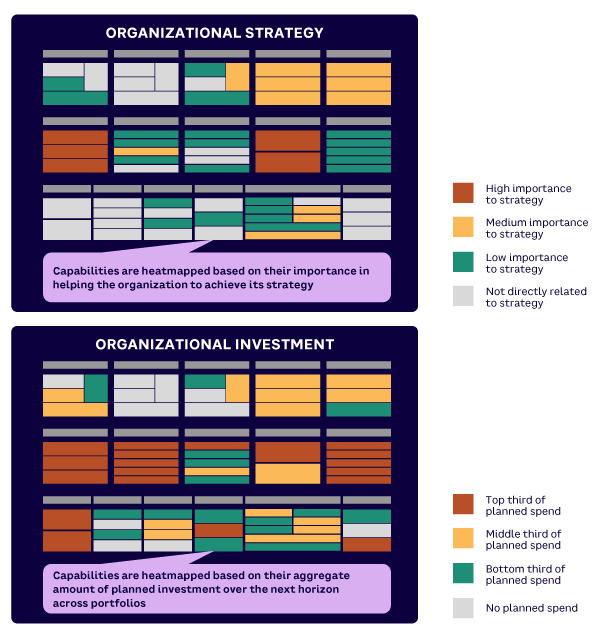 Figure 1. A capability-based investment analysis across project portfolios