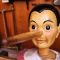 Pinocchio puppet and his long nose